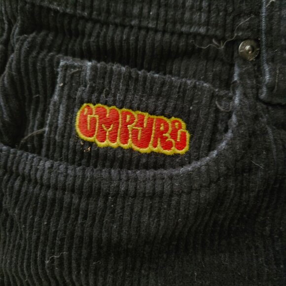 Empyre boys soft cotton black corduroy skater pants - Picture 3 of 6